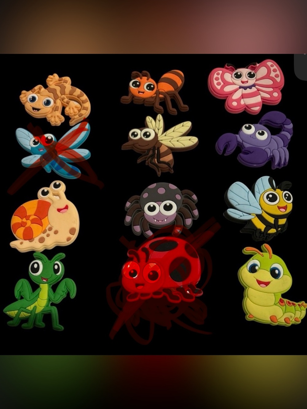 Cute Cartoon Bugs & Colorful Insects Magnets 2/$8